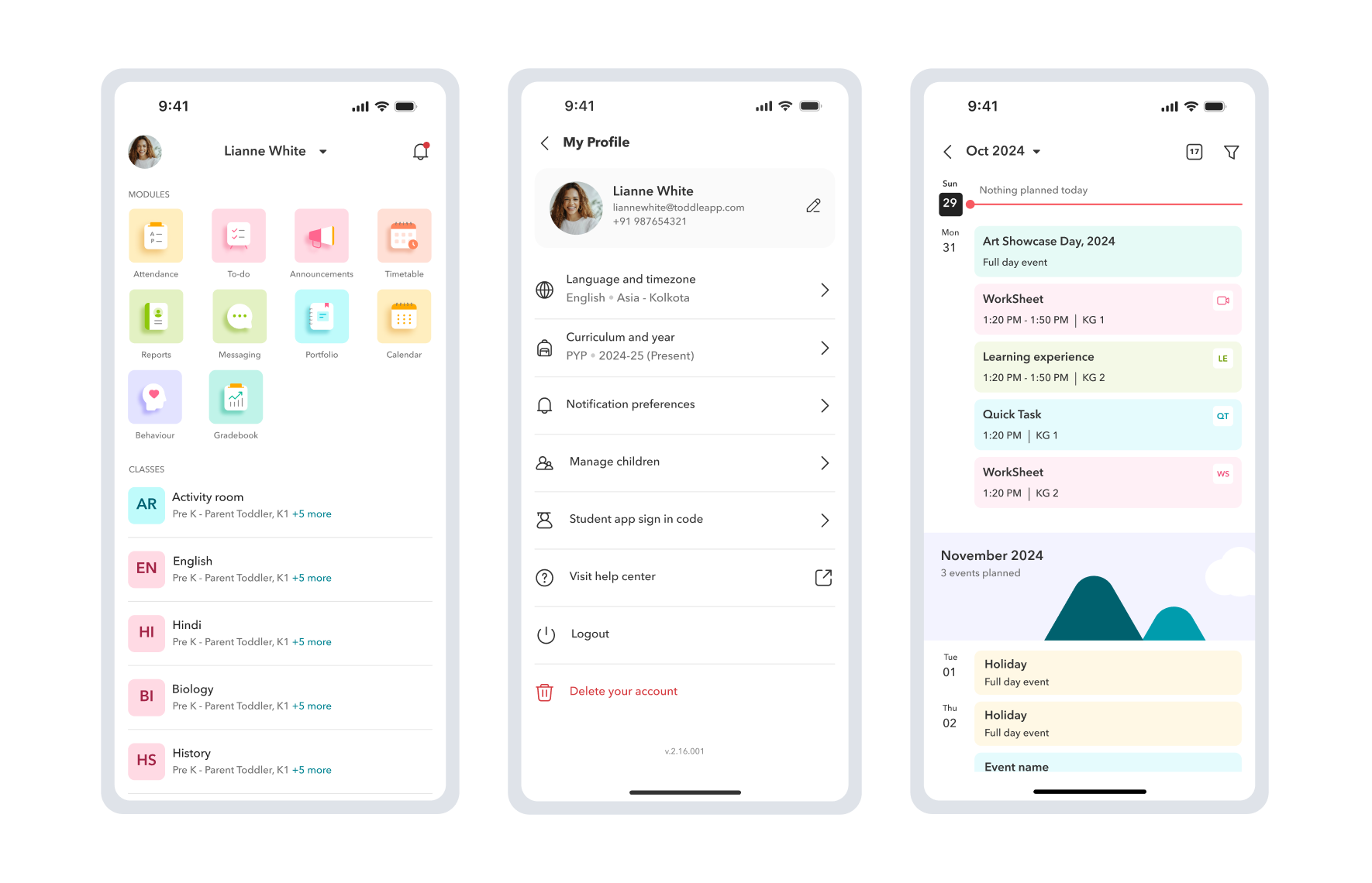 Toddle Mobile App Redesign
